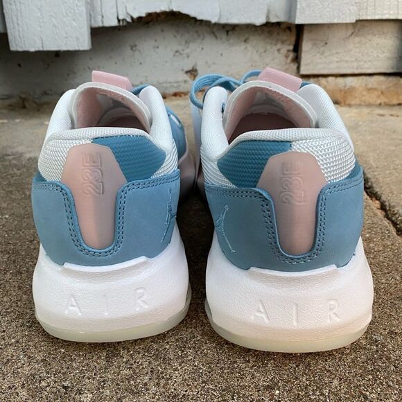 NIKE Jordan Air 200E Women's Athletic Running Workout Shoes White/Blue/Worn Blue - Picture 6 of 8